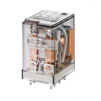 10A 2 CHANGEOVER 55 SERIES MINIATURE PCB MOUNT RELAY 220VDC