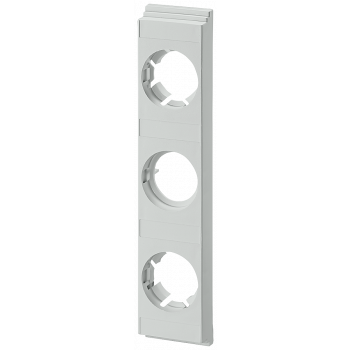 Touch protection cover ISO for bus-mounting fuse base 3-pole, 5SH2042