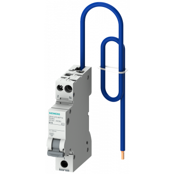AFDD-RCBO-combination 230V, 30mA, type A 6kA, 1+N, B, 25A compact (1MW) pigtail