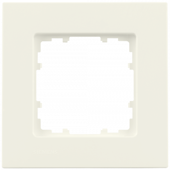 DELTA miro Frame 1-fold Color titanium white Dimensions 90x 90 mm