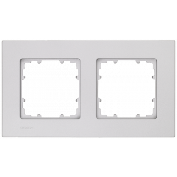 DELTA miro Frame 2-fold Color aluminum metallic Dimensions 161x 90 mm