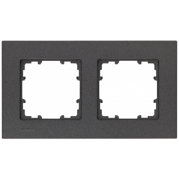 DELTA miro Frame 2-fold Color carbon metallic Dimensions 161x 90 mm