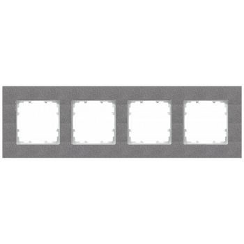 DELTA miro Frame 4-fold Color carbon metallic Dimensions 303x 90 mm