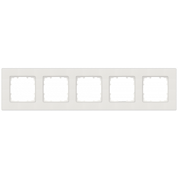 DELTA miro Frame 5-fold Color titanium white Dimensions 374x 90 mm