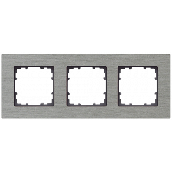 DELTA miro aluminum Frame 3-fold Authentic material aluminum natural Dimensions 232 x 90mm