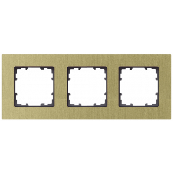 DELTA miro aluminum Frame 3-fold Authentic material aluminum oxide yellow Dimensions 232 x 90mm