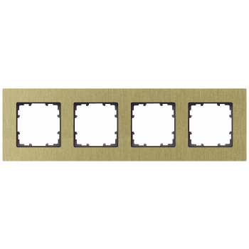 DELTA miro aluminum Frame 4-fold Authentic material aluminum oxide yellow Dimensions 303 x 90mm