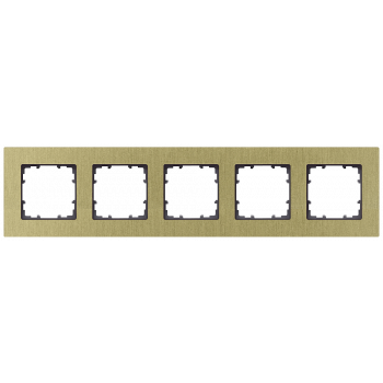 DELTA miro aluminum Frame 5-fold Authentic material aluminum oxide yellow Dimensions 347 x 90mm