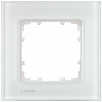 DELTA miro glass Frame 1-fold Authentic material white glass 90x 90 mm