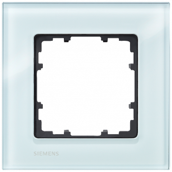 DELTA miro Frame 1-fold Authentic material glass crystal green Dimensions 90x 90mm