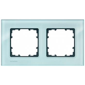 DELTA miro Frame 2-fold Authentic material glass crystal green Dimensions 161 x 90mm