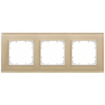 DELTA miro glass Frame 3-fold Authentic material glass Arena 232x 90 mm