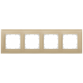 DELTA miro glass Frame 4-fold Authentic material glass Arena 303x 90 mm