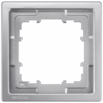 DELTA style, Frame 1-fold, 82x 82 mm platinum metallic
