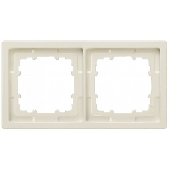 DELTA style, titanium white frame 2-fold, 153x 82 mm