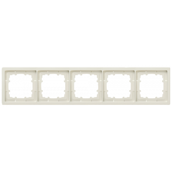 DELTA style, Frame 5-fold, 82x 82 mm platinum metallic