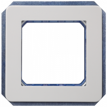 DELTA profil, titanium white Module rack, double, 5TG1912