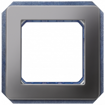 DELTA i-system carbon metallic Module rack, double, 5TG2097