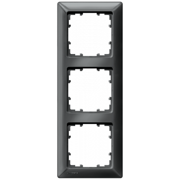 DELTA line, carbon metallic frame 3-fold, 222x 80 mm