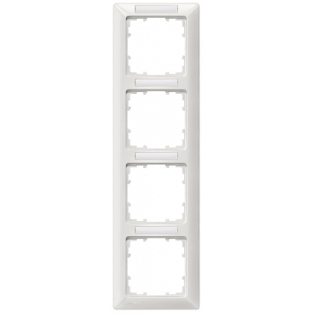 DELTA line, titanium white frame 4-fold, 293x 80 mm vertical, 5TG2554-2