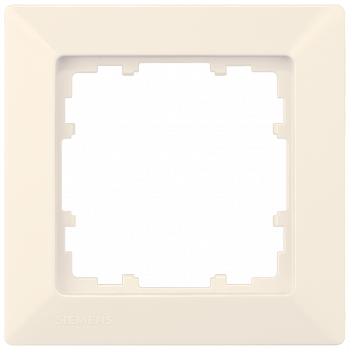 DELTA line, electrical white frame 1-fold, 80x 80 mm