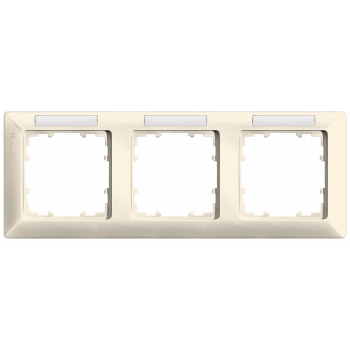 DELTA line, electrical white frame 3-fold, 222x 80 mm horizontal, 5TG2583-1