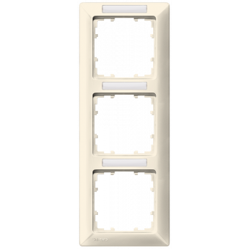 DELTA line, electrical white frame 3-fold, 222x 80 mm vertical, 5TG2583-2
