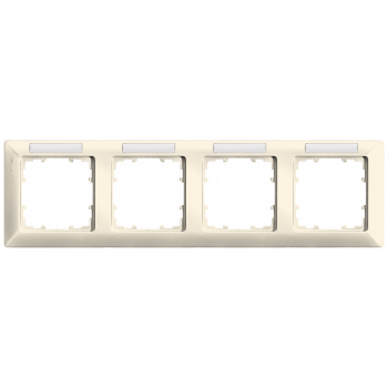DELTA line frame 4-fold, 293x 80 mm horizontal, with Labeling field