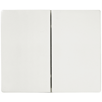 IRIS Rocker switch 2-fold polar white
