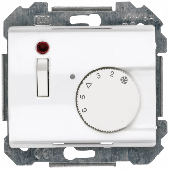IRIS Room temperature controller cover Normally-closed contact/change-over cotact polar white