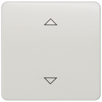 DELTA profil, titanium white Rocker switch with shutter symbols for pushbutton, 5TG7960