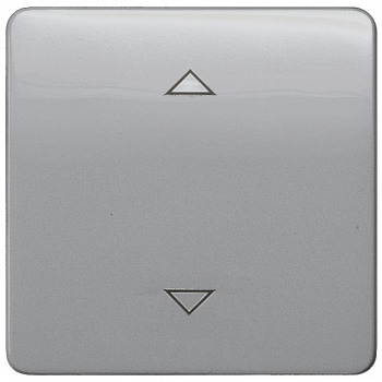 DELTA profil, silver Rocker switch with shutter symbols, 5TG7986