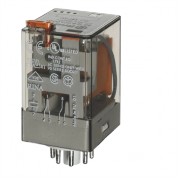 10A 2 CHANGEOVER 8 PIN PLUG-IN RELAY 24VAC