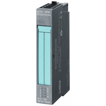 SIMATIC ET 200S 8DQ 24 V DC/0.5 A sink output