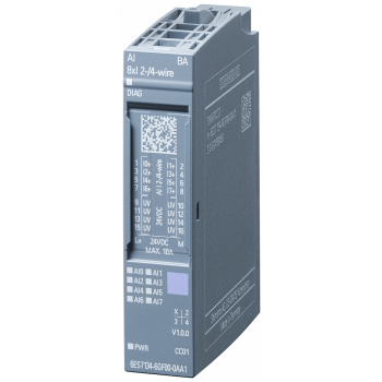 SIMATIC ET 200SP AI 8xI 2-/4-wire BA