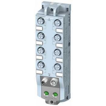SIMATIC ET 200AL DIQ 16x24VDC/0.5A 8x M12, with operating mode counter