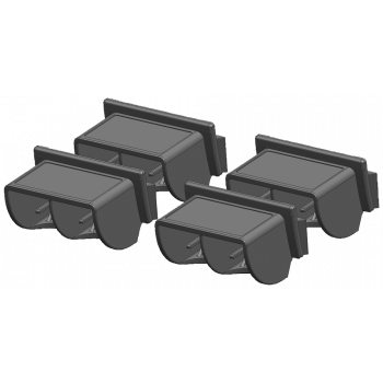 SIMATIC S7-1200 Strain relief RJ45 Dual port PU 4