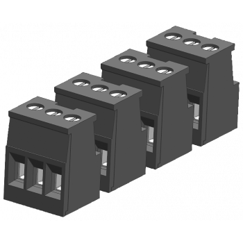 SIMATIC S7-1200 Gold-plated joint block 3 pins, screw For analog CPUs PU 4