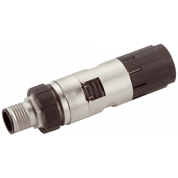 PB FC M12 Plug PRO, plug with FC connection system, male contact insert, 5 units