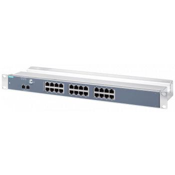 SCALANCE XR124WG; unmanaged IE switch; 19" rack; 24 x 10/100 Mbit/s, 6GK5124-0BA00-2AR3