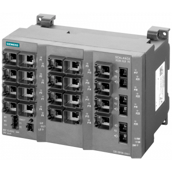 SCALANCE X320-3LDFE managed IE switch, 20x 10/100 Mbit/s RJ45 ports, 1x 100 M
