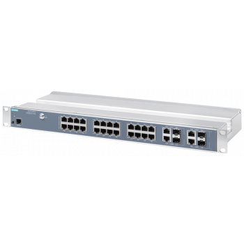 SCALANCE XR328-4C WG; managed IE switch; 19" rack; 24 x 10/100 Mbit/s, 6GK5328-4FS00-3AR3