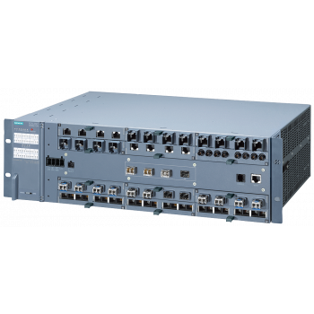 SCALANCE XR552-12M; managed IE switch; 19" rack; 4x 1000/10000 Mbit/s SFP+; 1