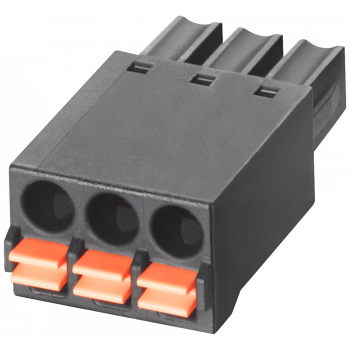 Push-in terminals 3-pole, for power supply, 24 V DC, for XB-200, 5 units
