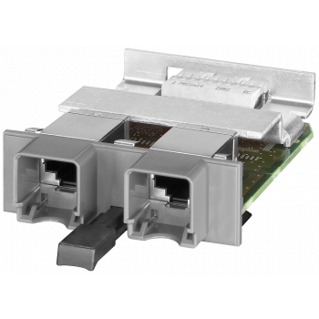 Media module MM992-2VD, 2x 10/100/1000 Mbps RJ45, with securing collar