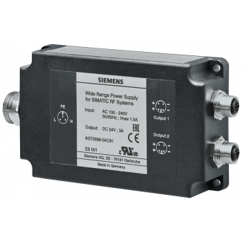 Wide-range power supply unit without network cable for SIMATIC RF systems