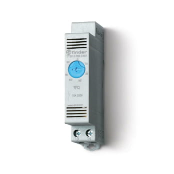 RAIL MNT PANEL THERMOSTAT 1 NO