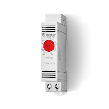RAIL MNT PANEL THERMOSTAT 1 NC
