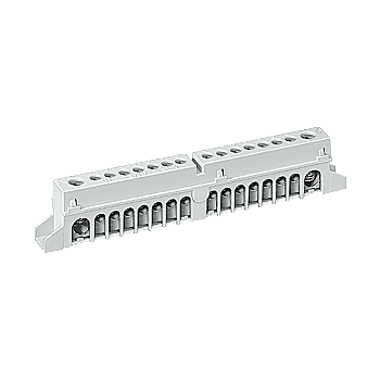 SIMBOX Universal WP N/PE terminal strip 2 x 3 x 25 mm2 + 2 x 10 x 10 mm2