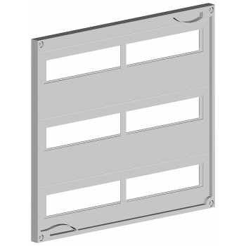 ALPHA, front cover, with cutout, D: 125 mm, H: 450 mm, W: 250 mm